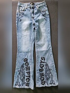 Compton Cowboys x Forever 21 Flare Jeans | Size 27 | Y2K Streetwear